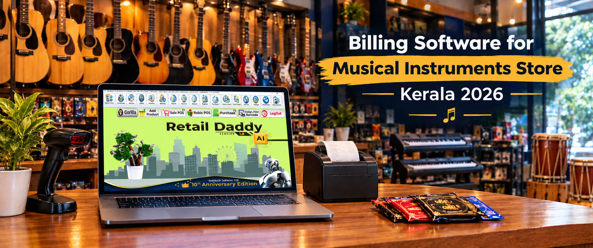 Billing Software for Musical Instruments Store Kerala 2026
